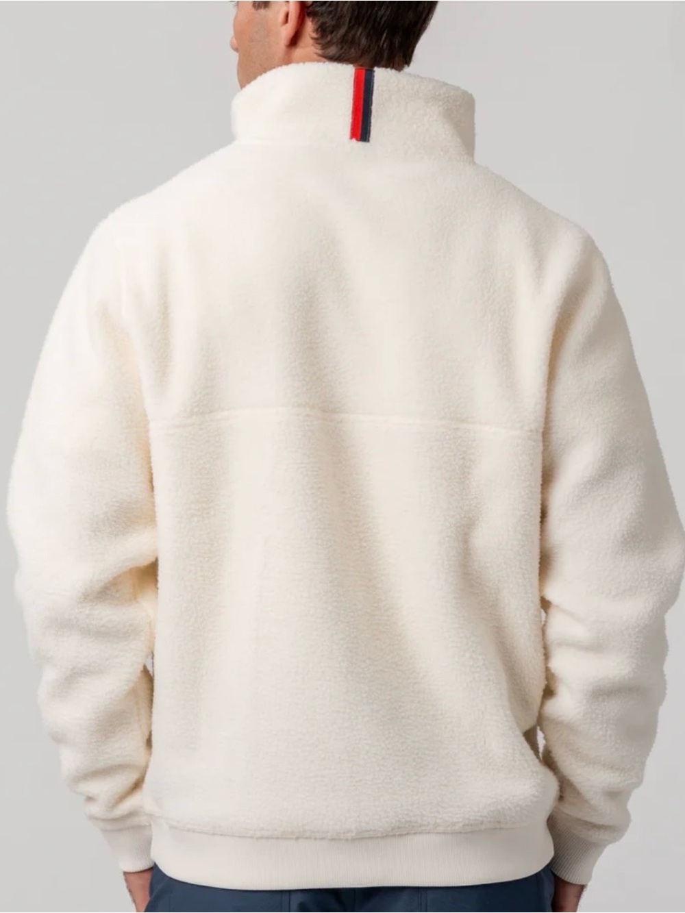 Rhoback Summit Fleece Pullover - Solid-Ivory - Size L - New With Tags - Picture 2 of 3